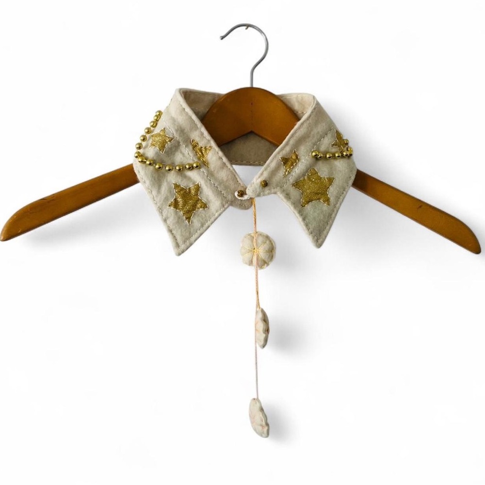 Upcycled Starry Night Detachable Collar